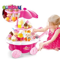 CB619642 - Kids pretend play candy cake sweet shop toy mini ice cream cart