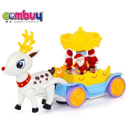 CB727455 - Electric elk carriage (excluding power 3 * AA) 2-color mixed package