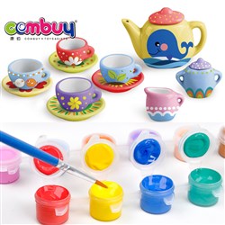 CB744960 - DIY painted pottery teapot tea set suit