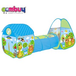 CB795039 - Cartoon Happy Zoo 3-in-1 tent