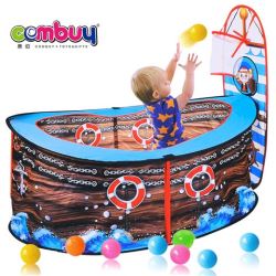 CB801626 - kids pirate shp toy shooting balls large child play tent