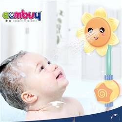 CB804615-CB804616 - Electric water spraying sprinkler bathing baby toys sunflower shower set