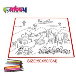 CB812618 - Fantastic graffiti recycle toys set 12 colors aqua drawing mat