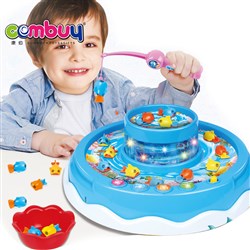 CB814206 - Electric light music fishing hero double deck disc (Pink / blue)