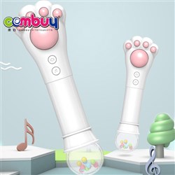 CB832897 - Baby Puzzle Cats Claw Massage Rhythm Bar (3 color mix/2*AAA, not packed)