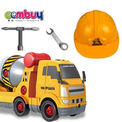 CB838195 - Pretended play tools projection truck DIY assembly car with hat