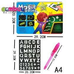 CB845081-CB845082 - Fluorescent night light graffiti painting writing board A4 