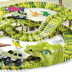 CB850563 - Rail cars set assembly kids 240PCS dinosaur track toy for DIY