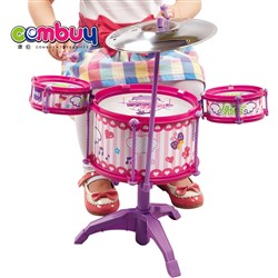 CB856773 - Pink girls gift cheap music instrument jazz drum set for kids