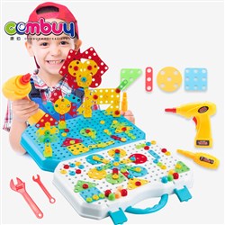CB859623 - Creative game kids building blocks 287 pcs screw assembling puzzle toy