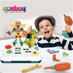 CB859668 - Electric drilling tool screw assembly children mosaic 3D puzzle