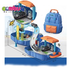 CB860697-CB860700 - Rail track slot car DIY schoolbag storage parking lot toys