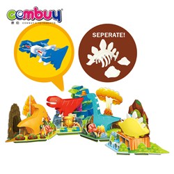 CB861822-CB861831 - Bone building block puzzle toy assembly 2in1 dinosaur DIY magnetic