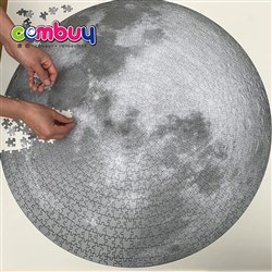 CB870444-CB870444 - Moon earth round shape rainbow mini 1000pcs jigsaw puzzle