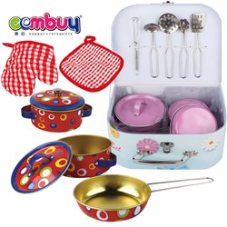 CB885875-CB885879 - Stainless steel pretend play tin alloy modern kitchen toy