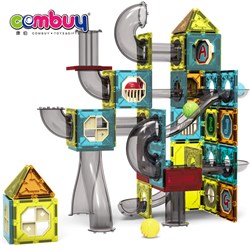 CB898679 - Triangle square toy clear tiles track assemble building block