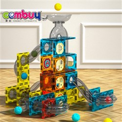 CB898681 - Color window track magnetic chip building block large 272pcs