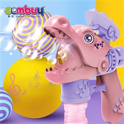 CB902149 - Crocodile LED toy blowing automatic bubble gun with light