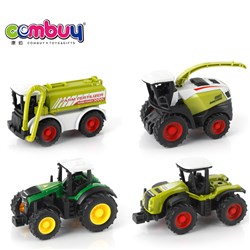 CB903878 - 1: 60 return alloy model farmers car + harvester + agricultural transport vehicle