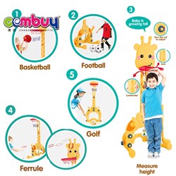 CB906292 - Giraffe basketball stand