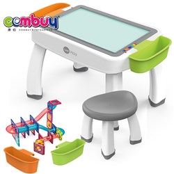 CB910971-CB910972 - Magnetic chip building block bed touch light with chair