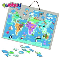 CB915646 - Children learning world map box board magnetic board puzzle
