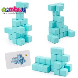 CB918201 - Wooden 3D solid building blocks