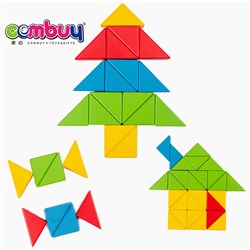 CB918202 - Wooden triangular building block
