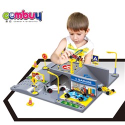 CB928016 - F1 parking lot is equipped with 1 plastic aircraft and 2 cars