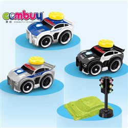 CB929433 - Three electric collision vehicles with traffic lights + obstacle board (e-commerce version)