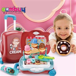 CB930392-CB930396 - Donut kitchen pretend play kids trolley set shop dessert toy