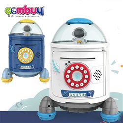 CB934432-CB934437 - Rocket children toy plastic music saving piggy bank money boxes