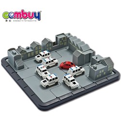 CB936287 - Police and bandits surround and intercept puzzle board games