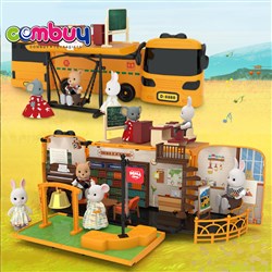 CB936785-CB936788 - Doll school bus pretend furniture play house toys for children