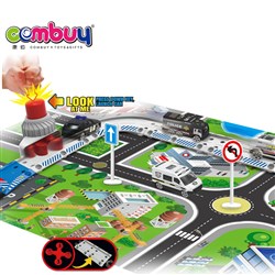 CB940154 - Multifunctional portable map storage bag police ejection track (alloy car) (equipped with 2 alloy ca