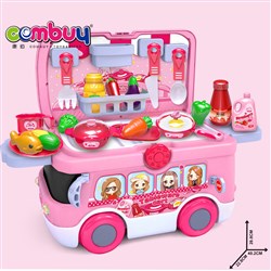 CB942363 - Remote control kitchen bus set with light and music 32pcs