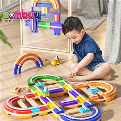 CB944830-CB944845 - Arena park airplane car sliding diy building blocks moving runway assembly track toy