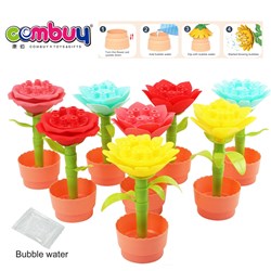 CB950134 - DIY bubble flower building blocks are mixed with bubble water