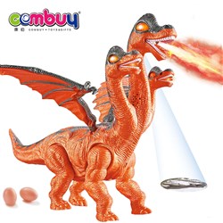 CB950645-CB950656 - Three brachiosaurus head model B/O dinosaur toy kid with light