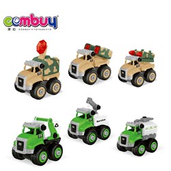 CB952965-CB952966 - Small DIY disassembly and assembly military engineering vehicle (4 mixed loading)