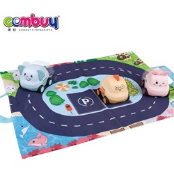 CB955587 - Touch music light inertia Car + parking bag (with three cars)