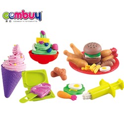 CB958318-CB958319 - Ice cream popsicle hamburger series with 24 color mud