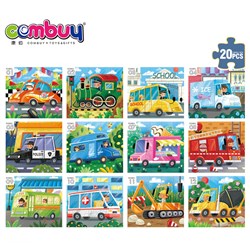 CB958517 - Puzzle vehicles (24pcs)