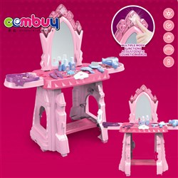 CB960296-CB960297 - Makeup game projection jewelry storage box acoustooptic girls toys mirror dressing table