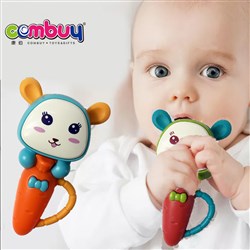 CB961709 - Radish rabbit interactive appease soothing toy baby music stick rattle