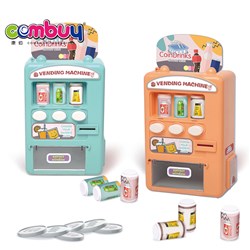 CB966058-CB966059 - Pretend play drinks mini vending machine toys with lights and sound