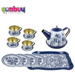 CB975480-CB975483 - Home tinplate tea set with old fruits