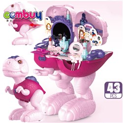 CB983019-CB983032 - Sliding dinosaur storage box kids pretend play makeup girl toy cosmetic set