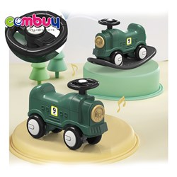 CB985019 - Children driving balance car ride on kids train rocking horse with base plate