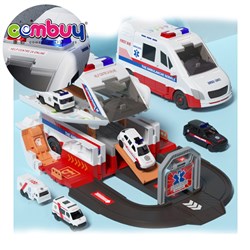 CB986724 - Button light music scene deformation car toy children garage parking lot